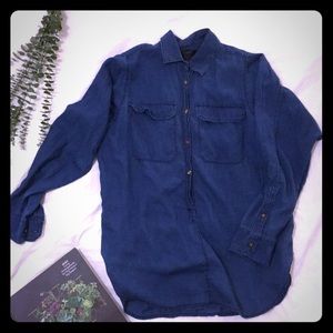 J. Crew Chambray Top